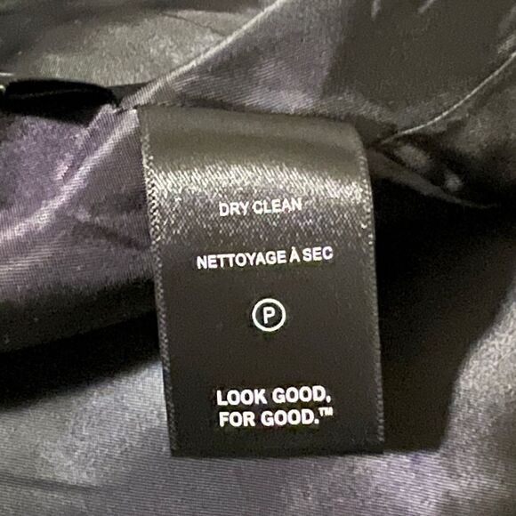 Kenneth Cole Single-Breasted Anorak Coat Black 17OMW234 Womens Large NWT - Picture 6 of 8